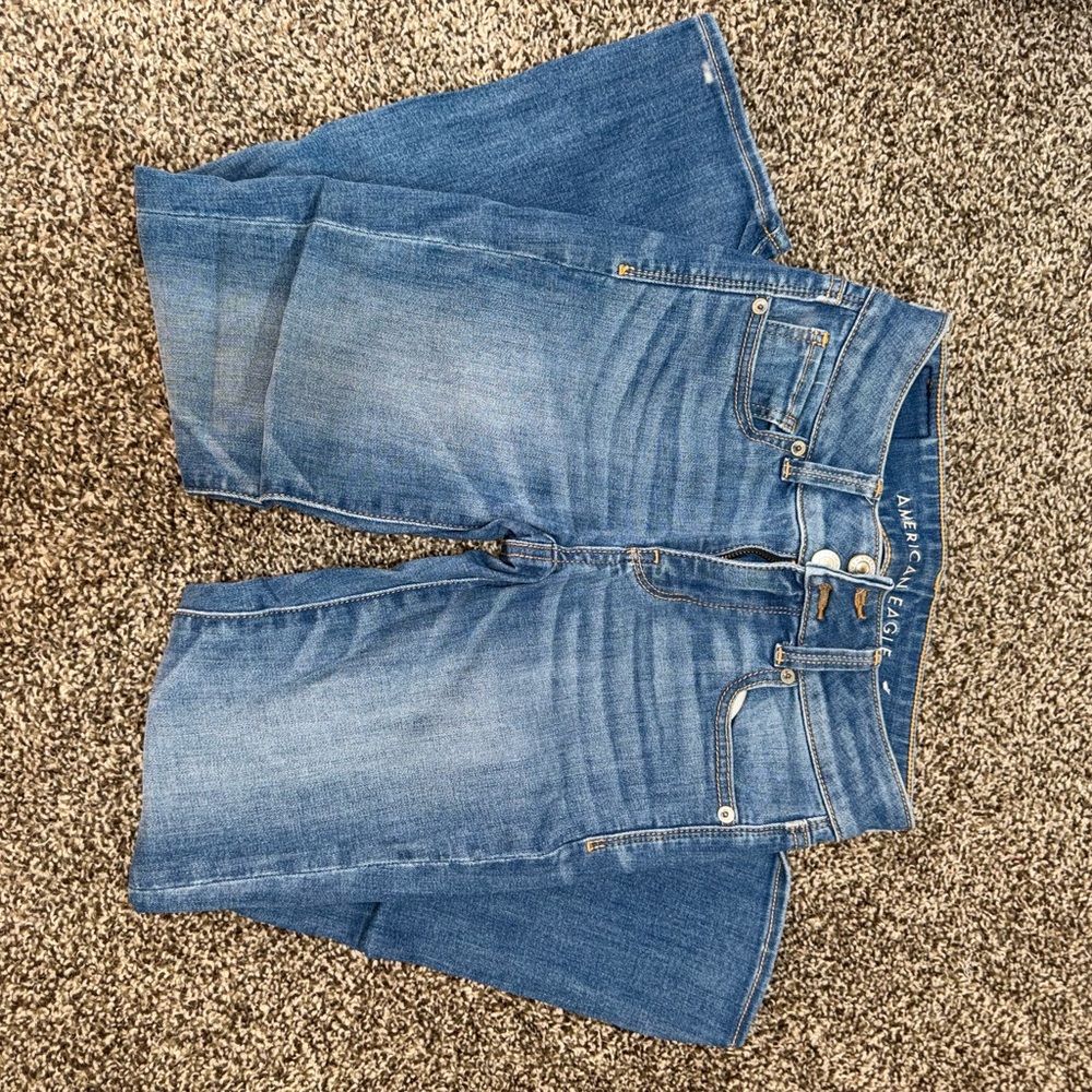 American Eagle Outfitters Blue Ankle & Cropped Jeans